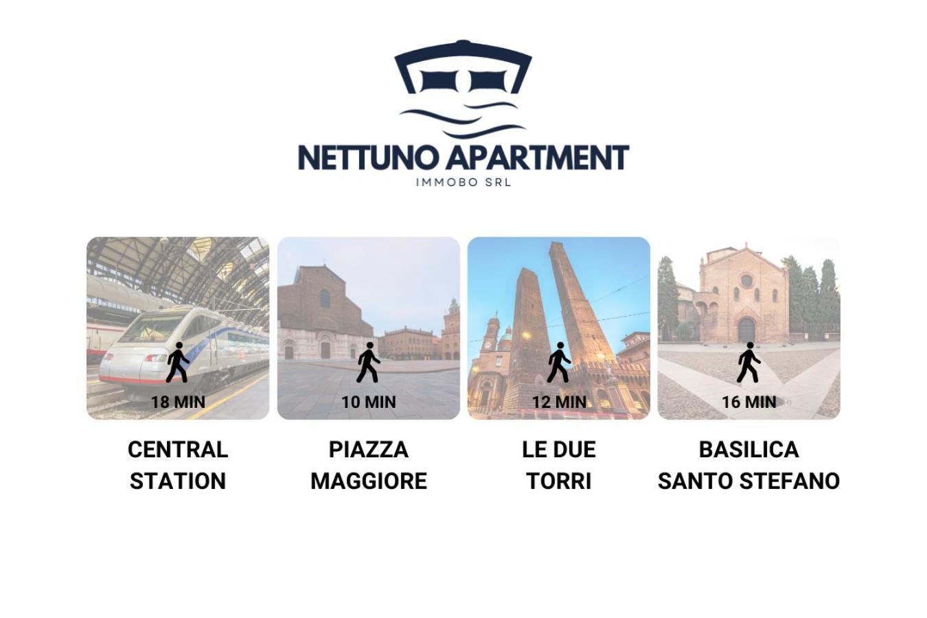 Nettuno Apartment - Private Garden In Bologna Center Dış mekan fotoğraf
